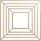 Ekena Millwork Raven Wood Fretwork Pierced Ceiling Medallion, Alder, 34"OD x 12 1/2"ID x 1/4"T CMWP34X34X0250RAAL - alternate 1
